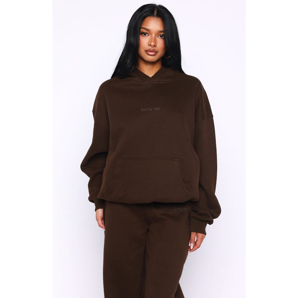 White Fox Come A Long Way Oversized Hoodie NWT